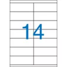 VICTORIA PAPER Etikett, univerzális, 105x40 mm, VICTORIA PAPER, 1400 etikett/csomag