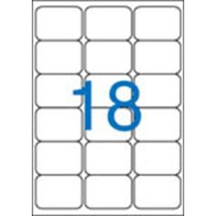   VICTORIA PAPER Etikett, univerzális, 63,5x46,6 mm, kerekített sarkú, VICTORIA PAPER, 1800 etikett/csomag