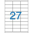 VICTORIA PAPER Etikett, univerzális, 70x30 mm, VICTORIA PAPER, 2700 etikett/csomag