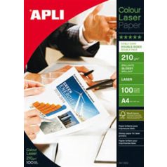   APLI Fotópapír, lézer, A4, 210 g, fényes, kétoldalas, APLI "Premium Laser"