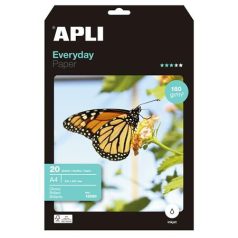   APLI Fotópapír, tintasugaras, A4, 180 g, fényes, APLI "Everyday"