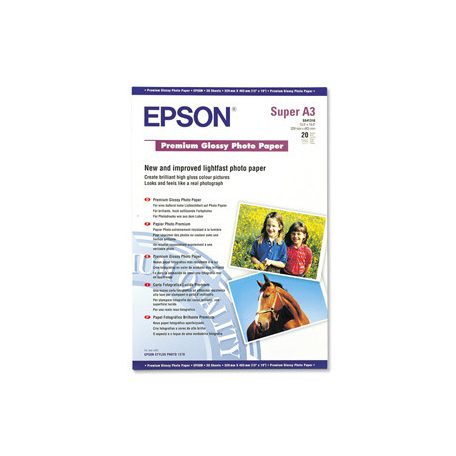 EPSON S041316 Fotópapír, tintasugaras, A3+, 255 g, fényes, EPSON