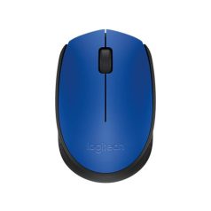   LOGITECH Egér, vezeték nélküli, optikai, közepes méret, USB, LOGITECH "M171", kék