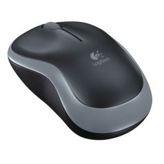   LOGITECH Egér, vezeték nélküli, optikai, közepes méret, USB, LOGITECH "M185", szürke
