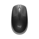 LOGITECH Egér, vezeték nélküli, optikai, USB, LOGITECH, "M190", szürke
