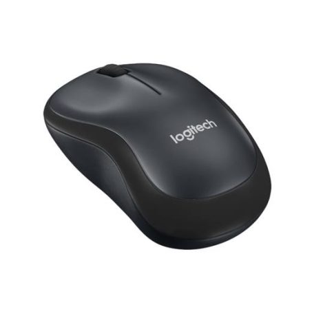 LOGITECH Egér, vezeték nélküli, optikai, USB, LOGITECH, "M220 Silent", fekete