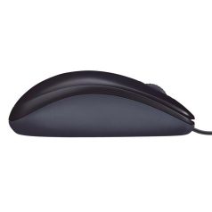   LOGITECH Egér, vezetékes, optikai, normál méret, USB, LOGITECH "M90", sötétszürke