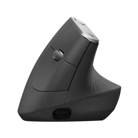 LOGITECH Egér, vezeték nélküli, vertikális, LOGITECH "MX Vertical", grafitszürke