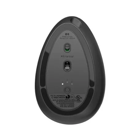 LOGITECH Egér, vezeték nélküli, vertikális, LOGITECH "MX Vertical", grafitszürke