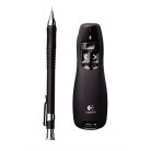 LOGITECH Prezentációs távirányító, lézermutatóval, vezeték nélküli, LOGITECH "R400"