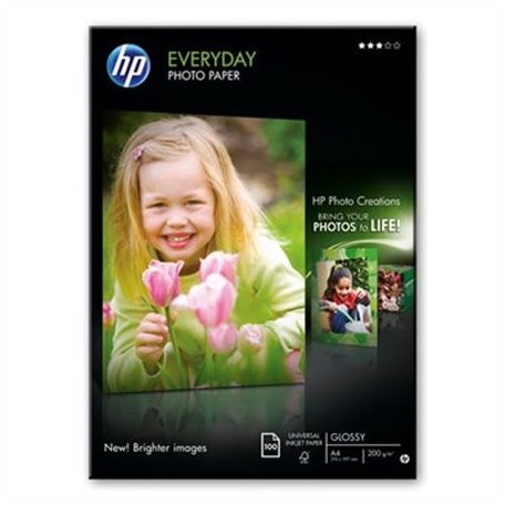 HP Q2510A Fotópapír, tintasugaras, A4, 200 g, fényes, HP
