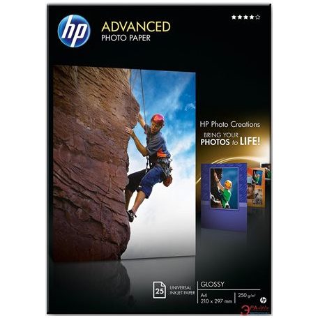 HP Q5456A Fotópapír, tintasugaras, A4, 250 g, fényes, HP