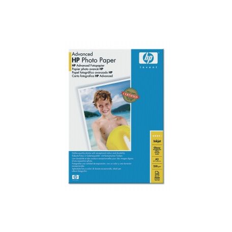 HP Q8697A Fotópapír, tintasugaras, A3, 250 g, fényes, HP