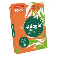   REY Másolópapír, színes, A4, 80 g, REY "Adagio", intenzív narancssárga