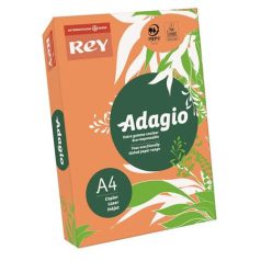   REY Másolópapír, színes, A4, 80 g, REY "Adagio", neon mandarin