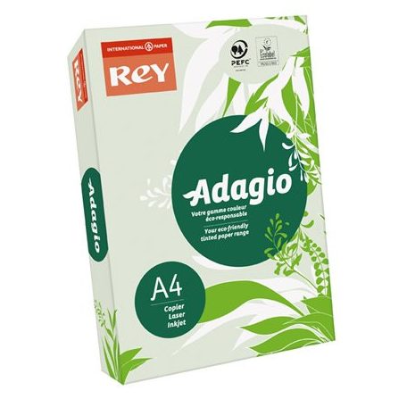REY Másolópapír, színes, A4, 80 g, REY "Adagio", pasztell zöld