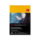 KODAK Fotópapír, tintasugaras, A4, 230 g, matt, KODAK "Fine Art"