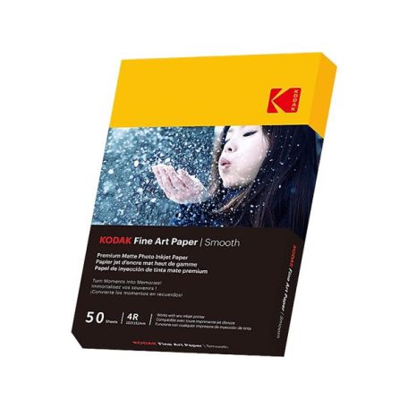 KODAK Fotópapír, tintasugaras, 10x15 cm, 230 g, matt, KODAK "Fine Art"