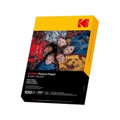   KODAK Fotópapír, tintasugaras, 10x15 cm, 180 g, fényes, KODAK "Fine Art"