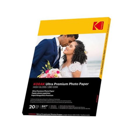 KODAK Fotópapír, tintasugaras, 13x18 cm, 280 g, fényes, KODAK "Fine Art"