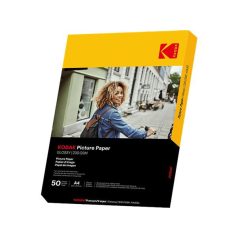   KODAK Fotópapír, tintasugaras, A4, 230 g, fényes, KODAK "Fine Art"
