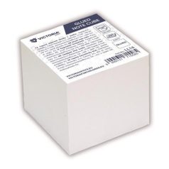   VICTORIA OFFICE Kockatömb, 85x85x70 mm, ragasztott, VICTORIA OFFICE