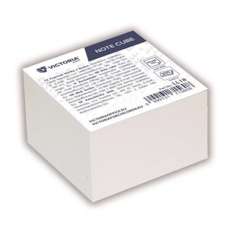 VICTORIA OFFICE Kockatömb, 85x85x50 mm, VICTORIA OFFICE