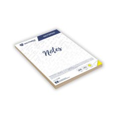   VICTORIA OFFICE Jegyzettömb, A5, 5x50 lap, vonalas, VICTORIA OFFICE, sárga