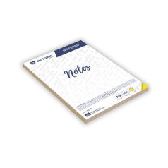   VICTORIA OFFICE Jegyzettömb, A5, 5x50 lap, négyzetrácsos, VICTORIA OFFICE, sárga