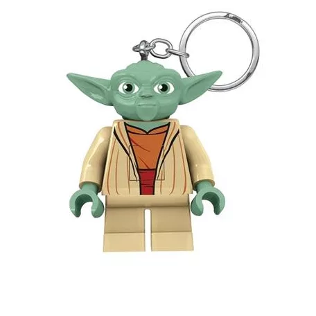 LEGO Kulcstartó, LED világítással, LEGO "Star Wars Yoda"