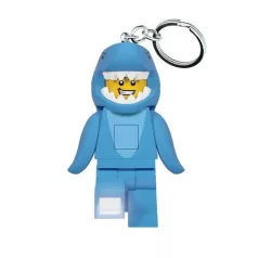   LEGO Kulcstartó, LED világítással, LEGO "Shark Suit Guy"
