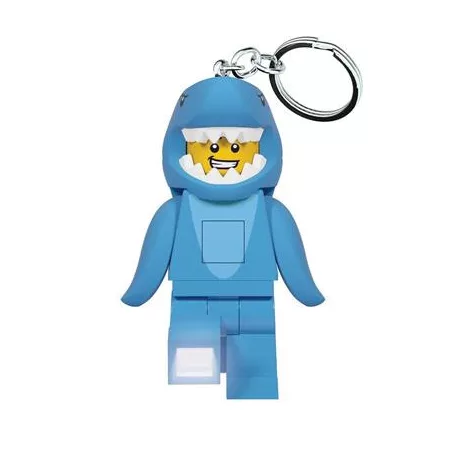 LEGO Kulcstartó, LED világítással, LEGO "Shark Suit Guy"