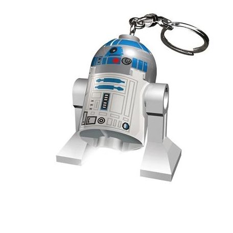 LEGO Kulcstartó, LED világítással, LEGO "Star Wars R2D2"