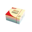 APLI Öntapadó jegyzettömb, 75x75 mm, 400 lap, APLI "Funny", pasztell