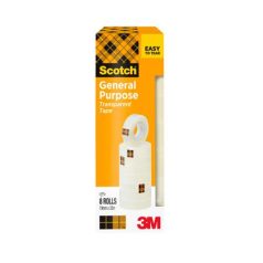   3M SCOTCH Ragasztószalag, 19 mm x 33 m, 3M SCOTCH, átlátszó