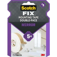   3M SCOTCH Tükörragasztó szalag, kétoldalas, 19 mm x 5 m, 3M SCOTCH "Mirror"