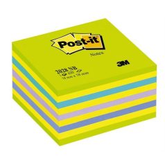   3M POSTIT Öntapadó jegyzettömb, 76x76 mm, 450 lap, 3M POSTIT, lollipop zöld