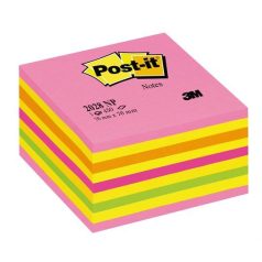   3M POSTIT Öntapadó jegyzettömb, 76x76 mm, 450 lap, 3M POSTIT, lollipop pink