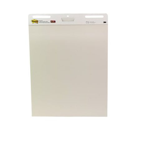 3M POSTIT Meeting chart, öntapadó, 63,5x77,5 cm, 30 lap, 3M POSTIT, fehér