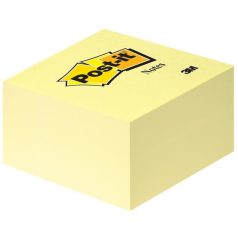   3M POSTIT Öntapadó jegyzettömb, 76x76 mm, 450 lap, 3M POSTIT, sárga