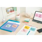 3M POSTIT Öntapadó jegyzettömb, 38x51 mm, 12x100 lap, 3M POSTIT "Beachside", vegyes színek