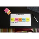 3M POSTIT Öntapadó jegyzettömb, 38x51 mm, 12x100 lap, 3M POSTIT "Beachside", vegyes színek