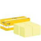 3M POSTIT Öntapadó jegyzettömb, 76x76 mm, 18+6x100 lap, 3M POSTIT, kanári sárga