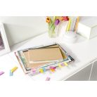 3M POSTIT Jelölőcímke, papír, 4x50 lap, 15x50 mm, 3M POSTIT "Poptimistic", vegyes