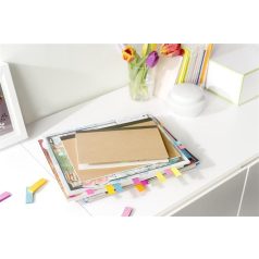   3M POSTIT Jelölőcímke, papír, 4x50 lap, 15x50 mm, 3M POSTIT "Poptimistic", vegyes