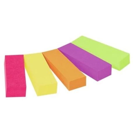 3M POSTIT Jelölőcímke, papír, 5x50 lap, 15x50 mm, 3M POSTIT, "Beachside"