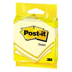   3M POSTIT Öntapadó jegyzettömb, 76x76 mm, 100 lap, 3M POSTIT, sárga