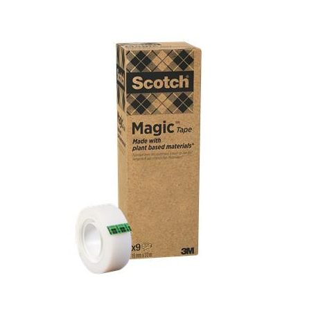 3M SCOTCH Ragasztószalag, 19 mm x 33 m, 3M "Scotch® Magic™", áttetsző