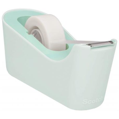 3M SCOTCH Ragasztószalag-adagoló, asztali, feltöltött, 3M SCOTCH "C18", menta