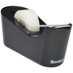   3M SCOTCH Ragasztószalag-adagoló, asztali, feltöltött, 3M SCOTCH "C18", fekete